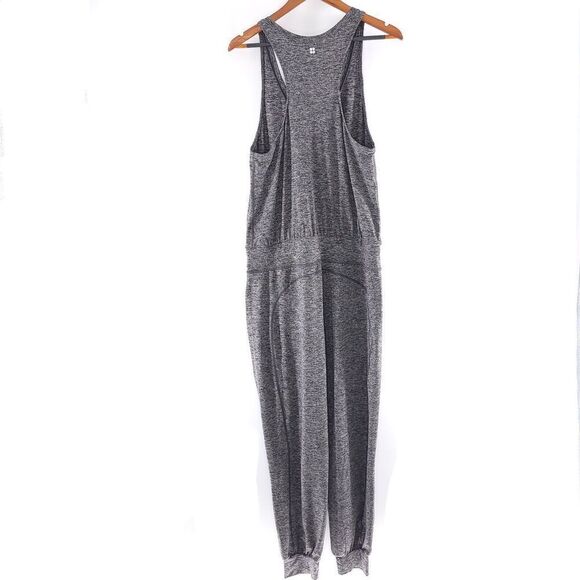 Sweaty Betty Gray Gary Sleeveless Studio Jumpsuit Size XL - Picture 4 of 9